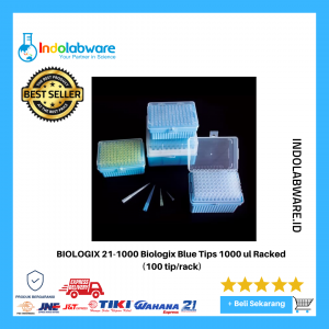 BIOLOGIX 21-1000 Biologix Blue Tips 1000 ul Racked isi (100 tiprack)