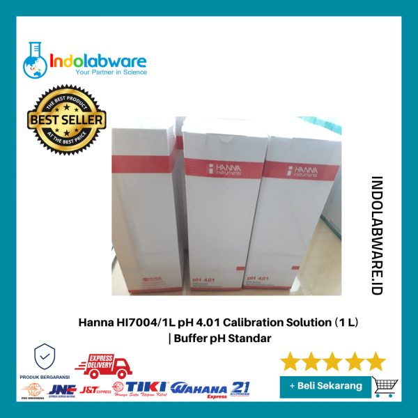 Hanna HI7004/1L pH 4.01 Calibration Solution (1 L) | Buffer pH Standar