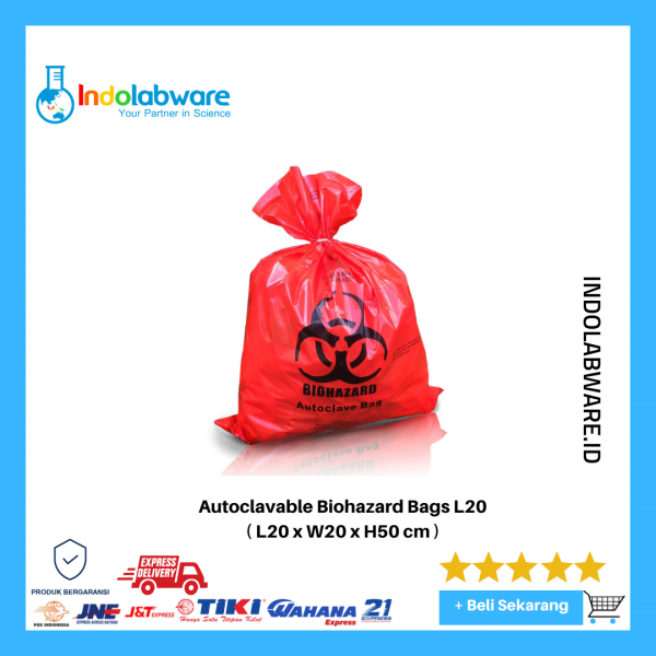 Autoclavable Biohazard Bags L20