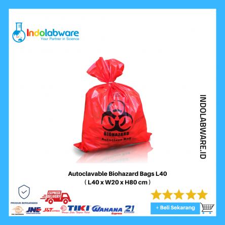 Autoclavable Biohazard Bags L40