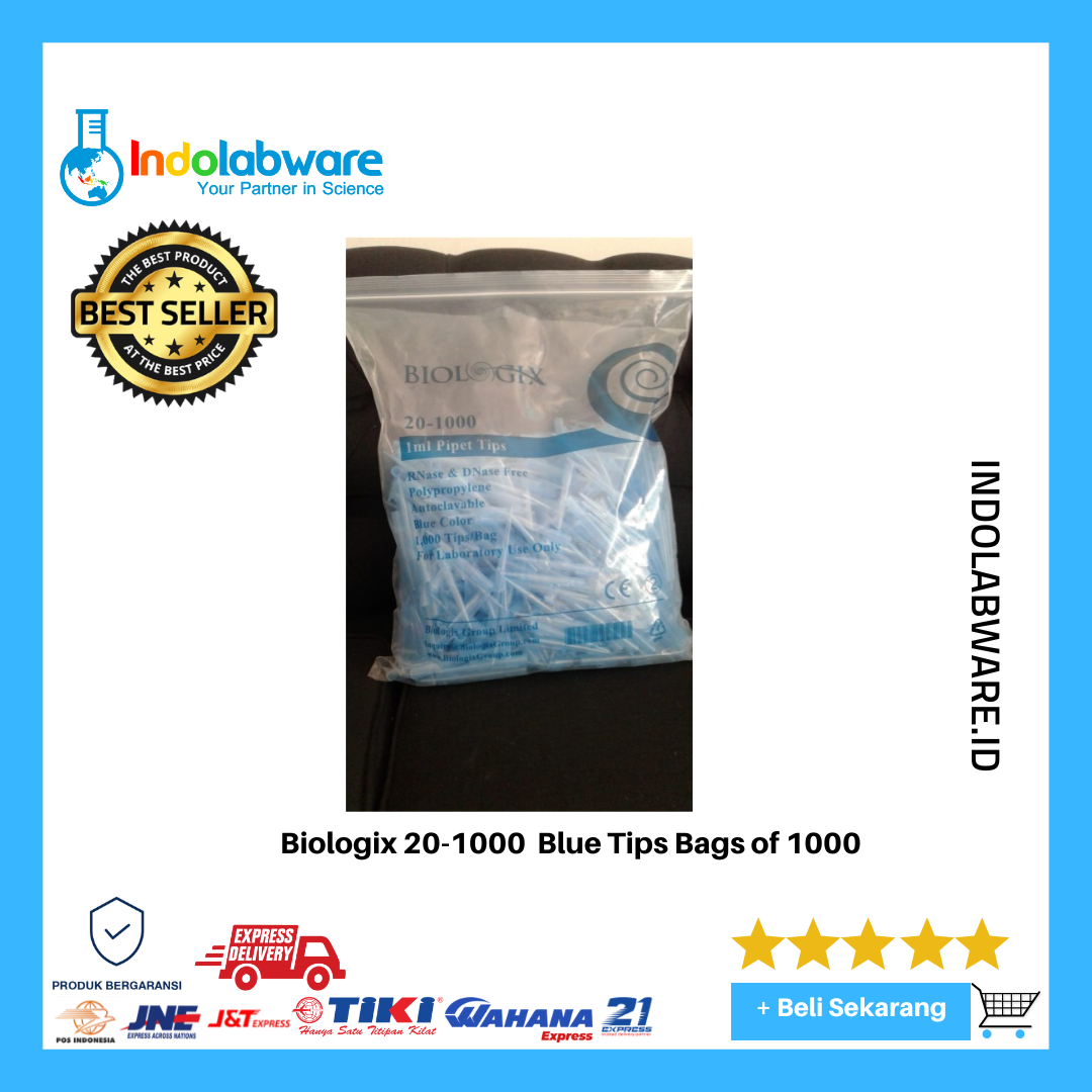 Biologix 20-1000 Blue Tips Bags of 1000